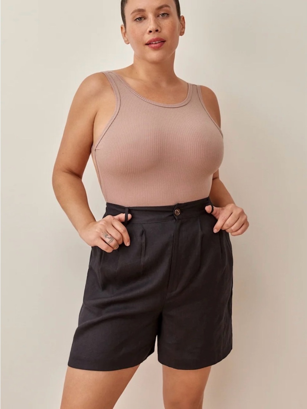 Reformation Bello Linen Short